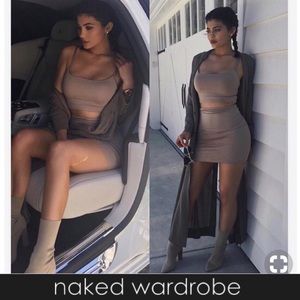 naked wardrobe SQUARE’D AWAY SKIRT SET Kylie’s fav